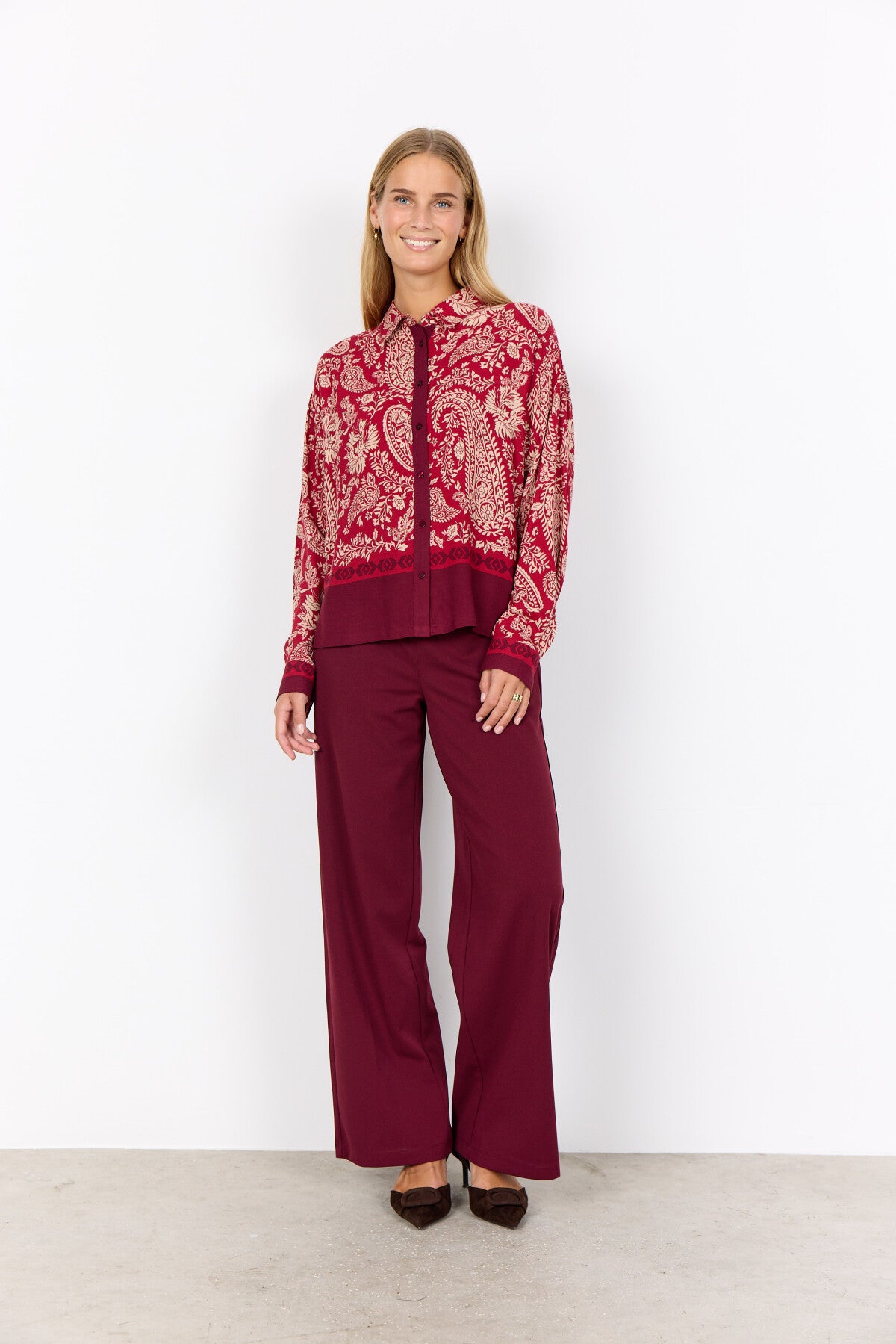 SC-VALGERDA 1 Shirt Donkerrood