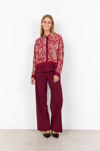 SC-VALGERDA 1 Shirt Donkerrood