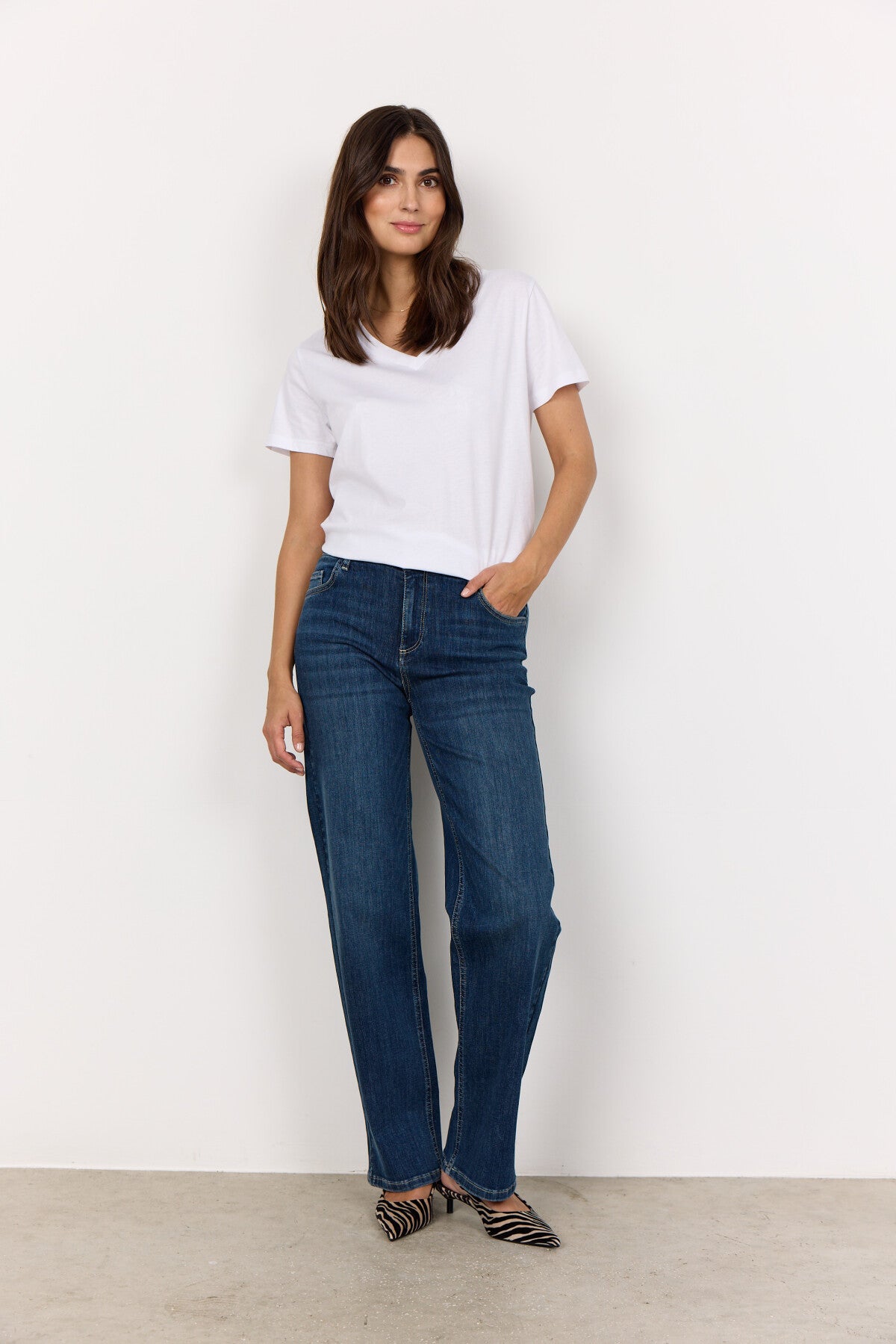 SC-KIMBERLY 34-B Jeans Donkerblauw