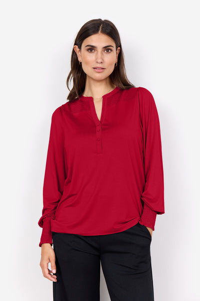 SC-MARICA 303 Blouse Donkerrood