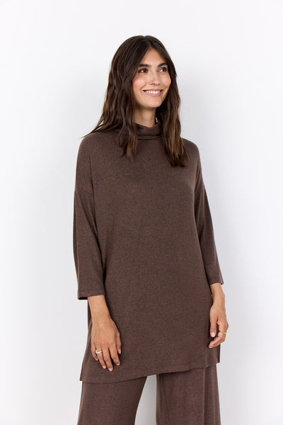 SC-BIARA 73 Sweatshirt Donkerbruin