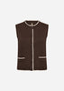 SC-DOLLIE 792 Gilet Donkerbruin