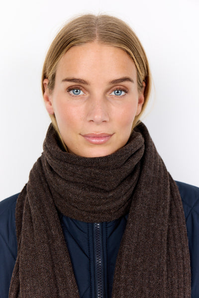 SC-SELANA 5 Sjaal Donkerbruin