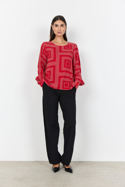 SC-ANNABEL 1 Blouse Rood