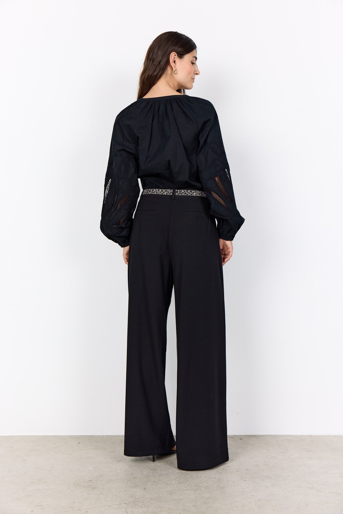 SC-VAHIDA 1 Blouse Zwart
