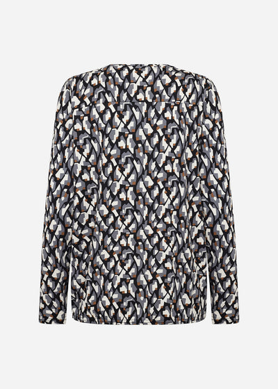 SC-FELICITY AOP 527 Blouse Zwart