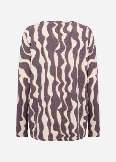 SC-BIARA AOP 148 Blouse Paars