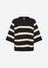 SC-ORLEAN STRIPE 5 Trui Zwart