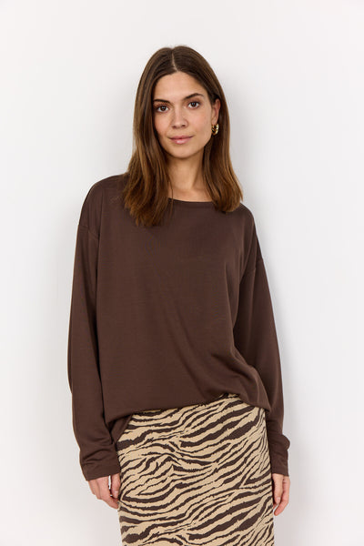 SC-FELUCCA 2 Blouse Donkerbruin