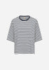 SC-RINA STRIPE 23 T-shirt Navy