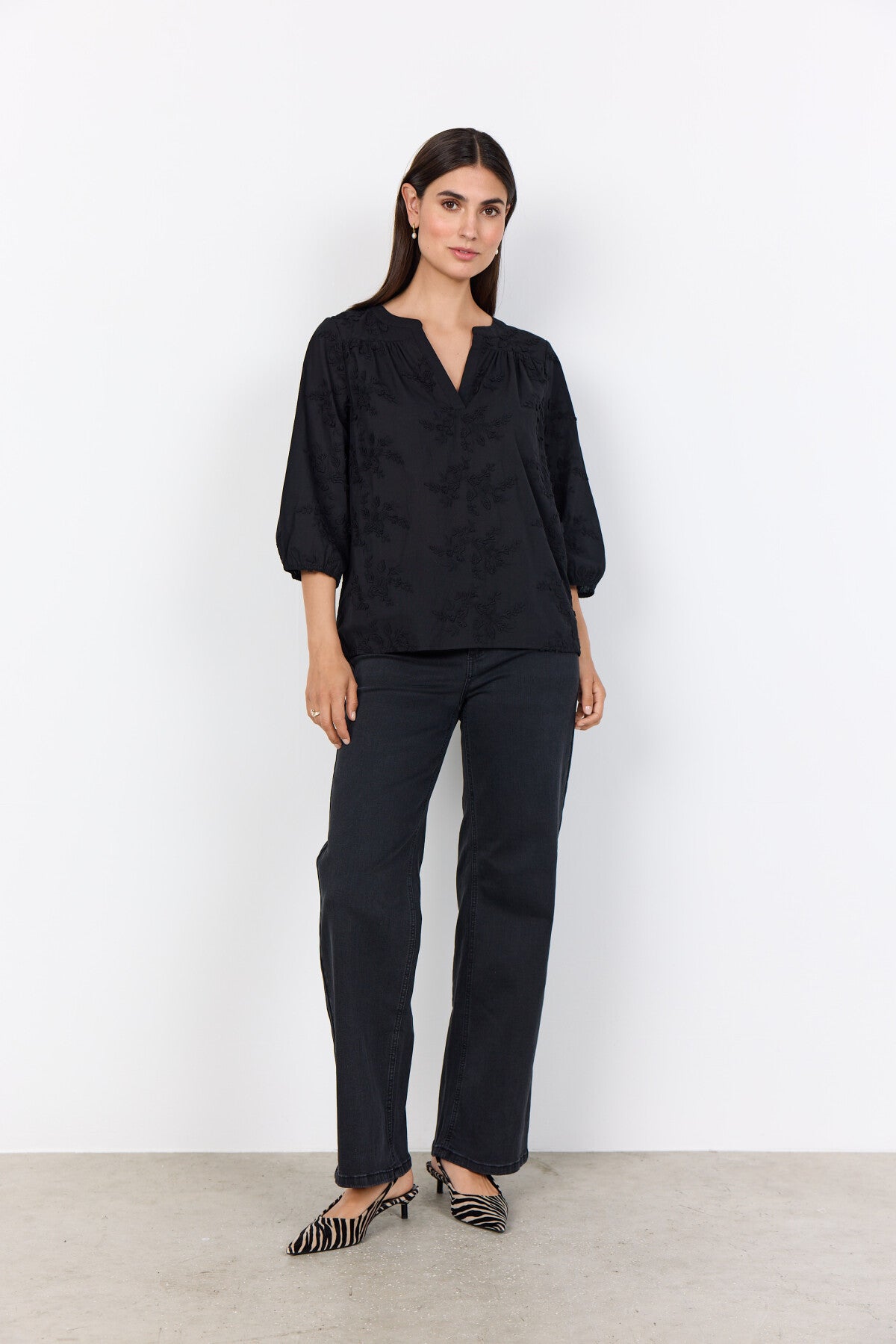 SC-SILVA 1 Blouse Zwart