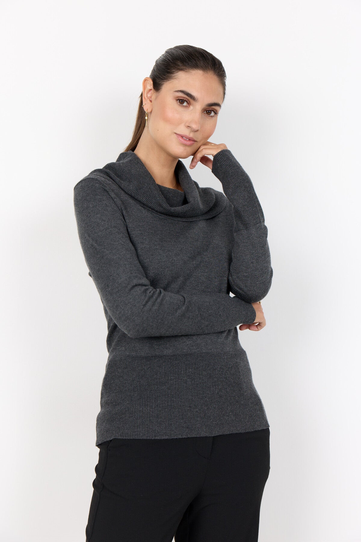 SC-DOLLIE 305 Trui Donkergrijs