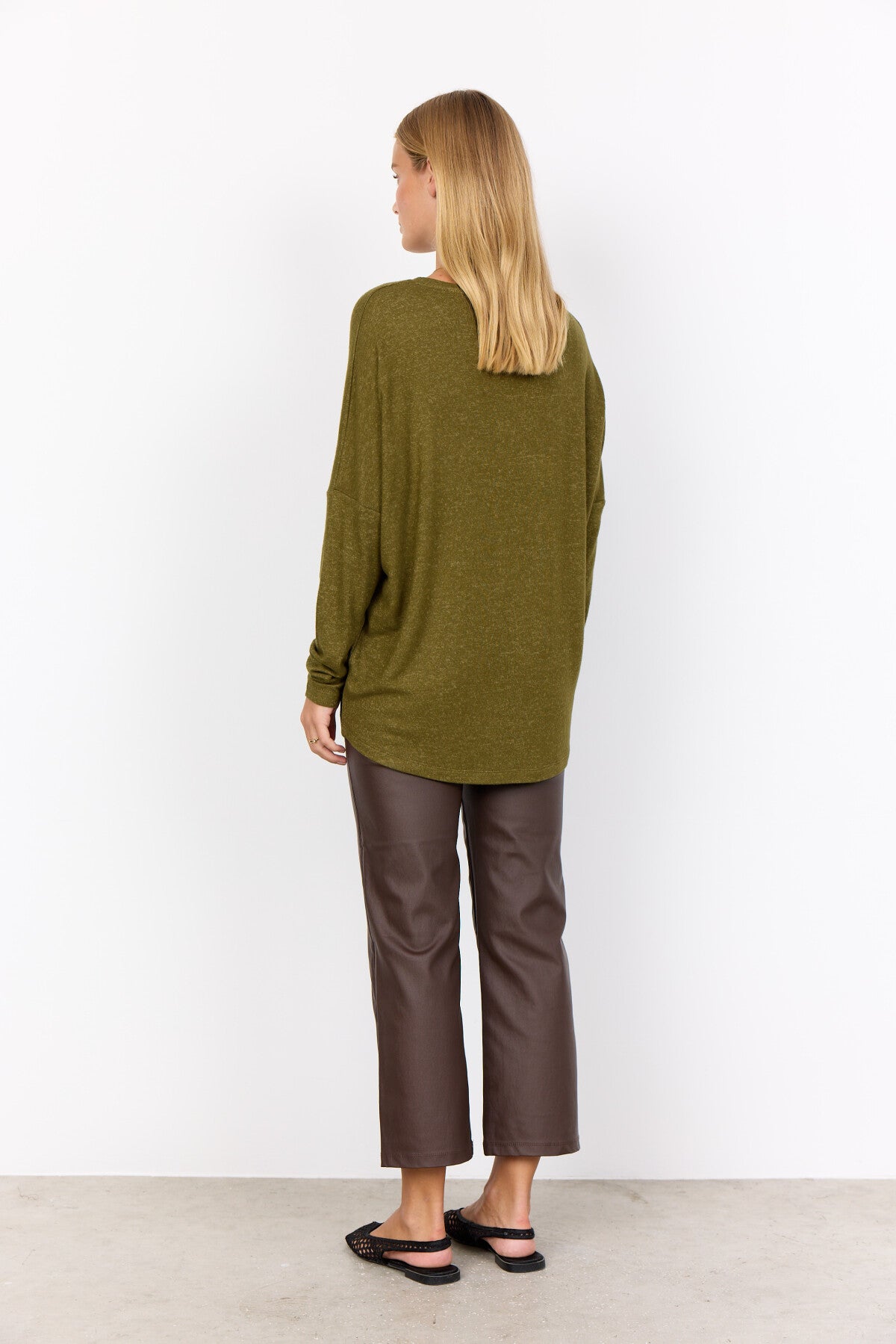 SC-BIARA 1 Blouse Donkergroen