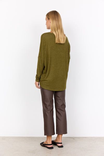SC-BIARA 1 Blouse Donkergroen