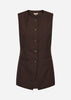 SC-JAVA 1 Gilet Donkere pruim
