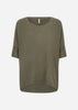 SC-BIARA 96 Blouse Donkergroen