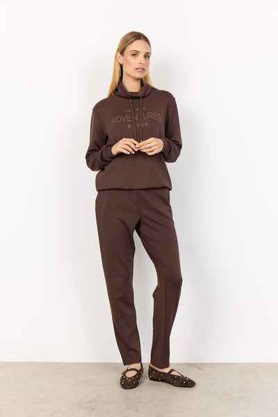 SC-BANU 248 Sweatshirt Donkerbruin