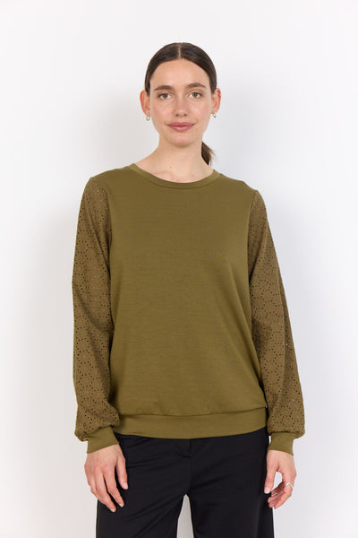 SC-BANU 247 Sweatshirt Olijf