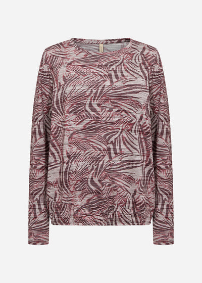 SC-GALINA 63 Blouse Donkerrood