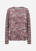 SC-GALINA 63 Blouse Donkerrood