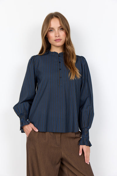 SC-ARIANNE 1 Blouse Donkerblauw