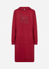 SC-BANU 259 Jurk Donkerrood
