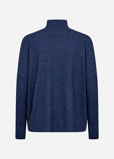 SC-BIARA 126 Blouse Donkerblauw