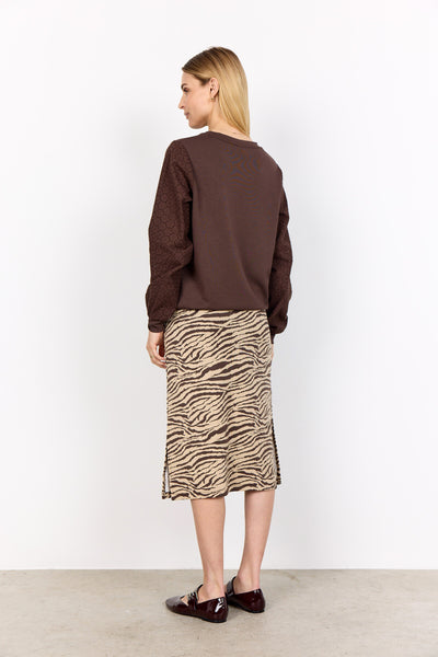 SC-BANU 247 Sweatshirt Donkerbruin