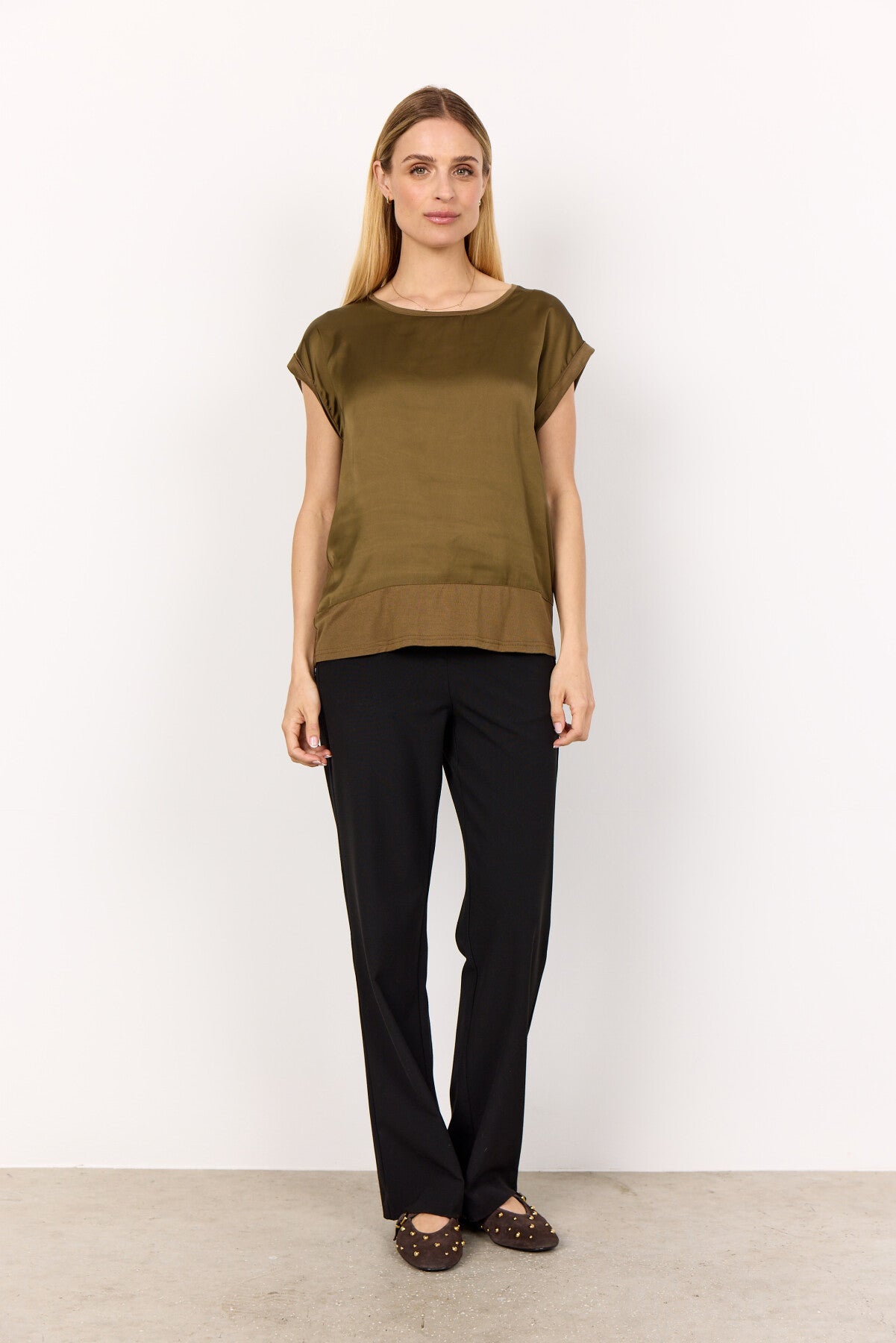 SC-THILDE 6 T-shirt Olijf