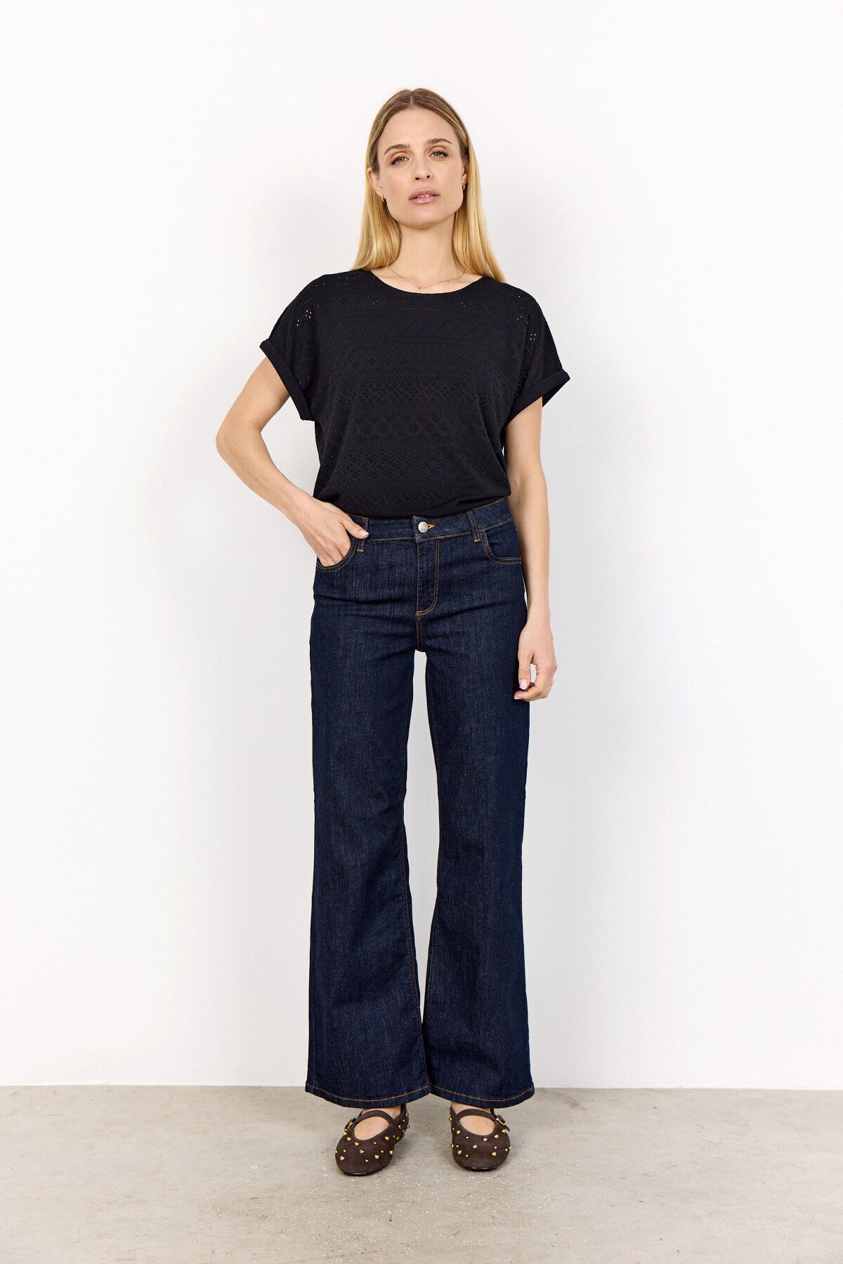 SC-SATINE 2 T-shirt Zwart