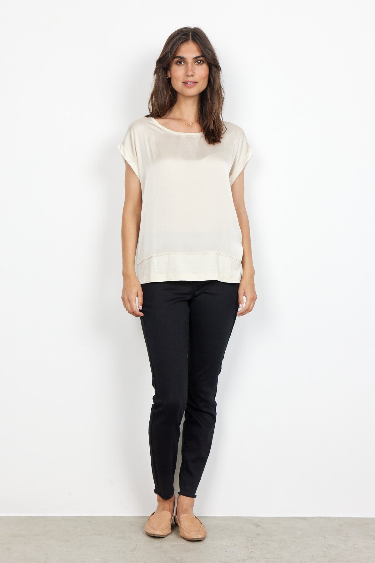 SC-THILDE 6 T-shirt Crème