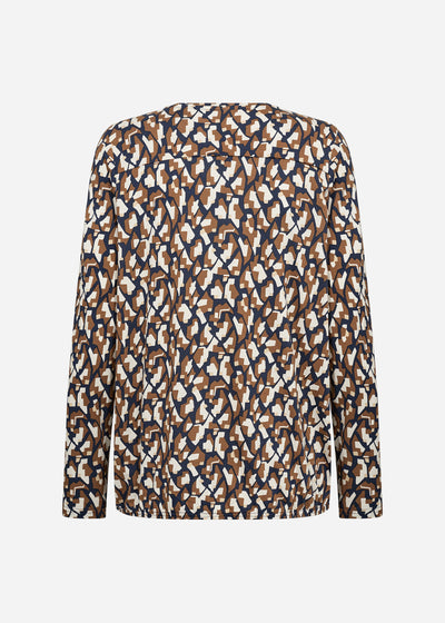 SC-FELICITY AOP 527 Blouse Donkerblauw
