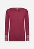 SC-MARICA 226 T-shirt Donkerrood