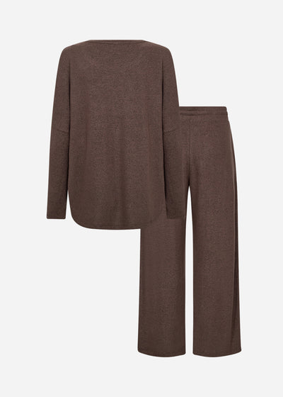 SC-BIARA SET 153 Pyjama Donkerbruin
