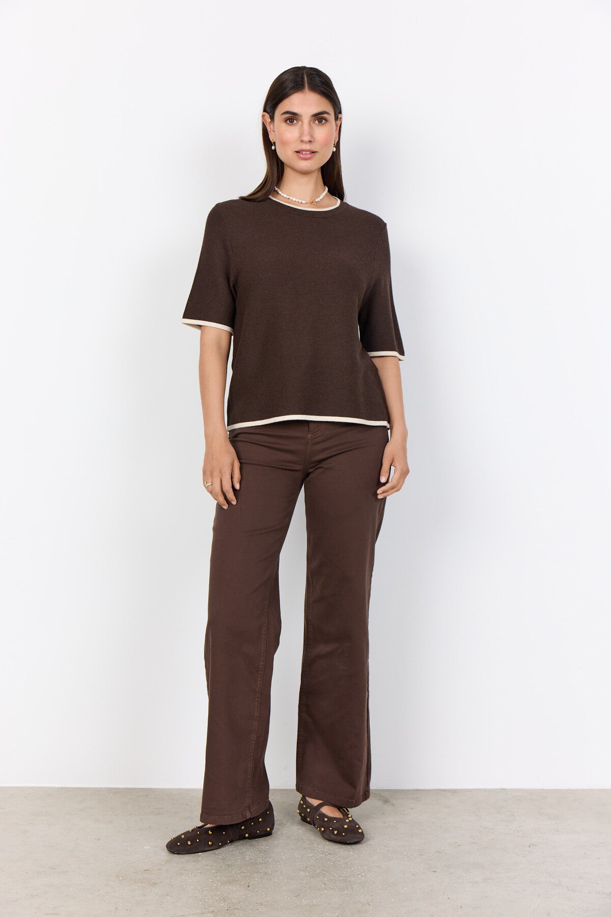 SC-DOLLIE 793 Trui Donkerbruin