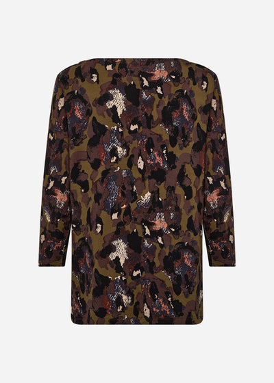 SC-MARICA AOP 342 Blouse Donkergroen