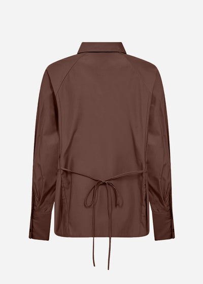 SC-NETTI 109 Shirt Donkerbruin