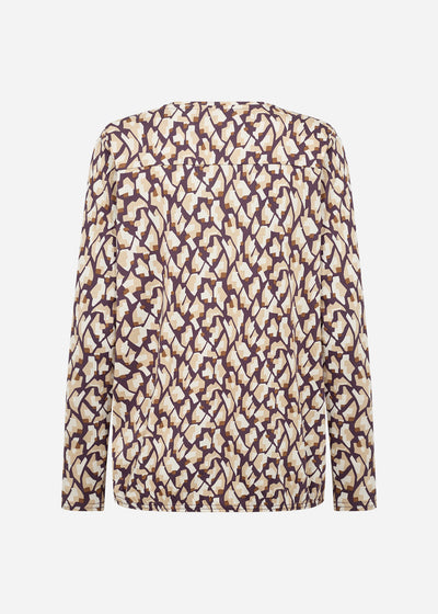 SC-FELICITY AOP 527 Blouse Paars