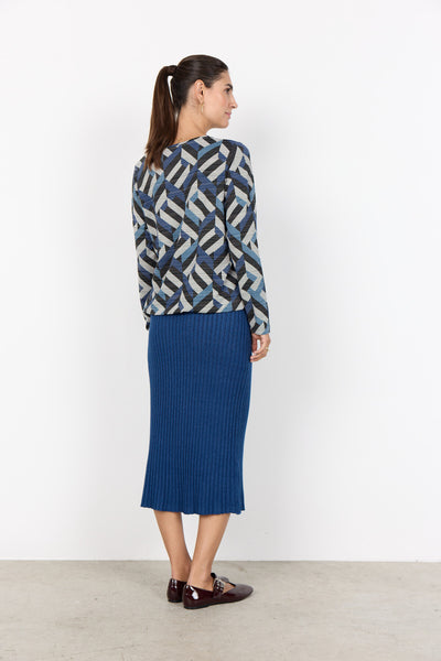 SC-GALINA 64 Blouse Donkerblauw