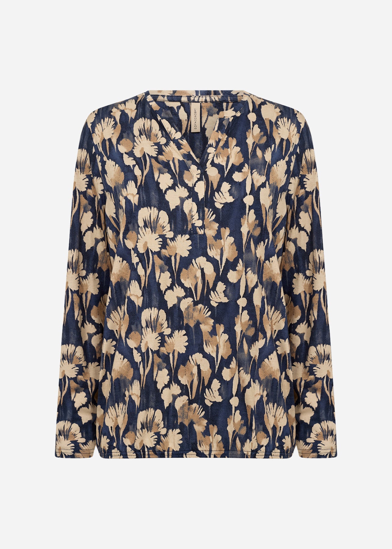 SC-FELICITY AOP 525 Blouse Donkerblauw