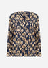 SC-FELICITY AOP 525 Blouse Donkerblauw