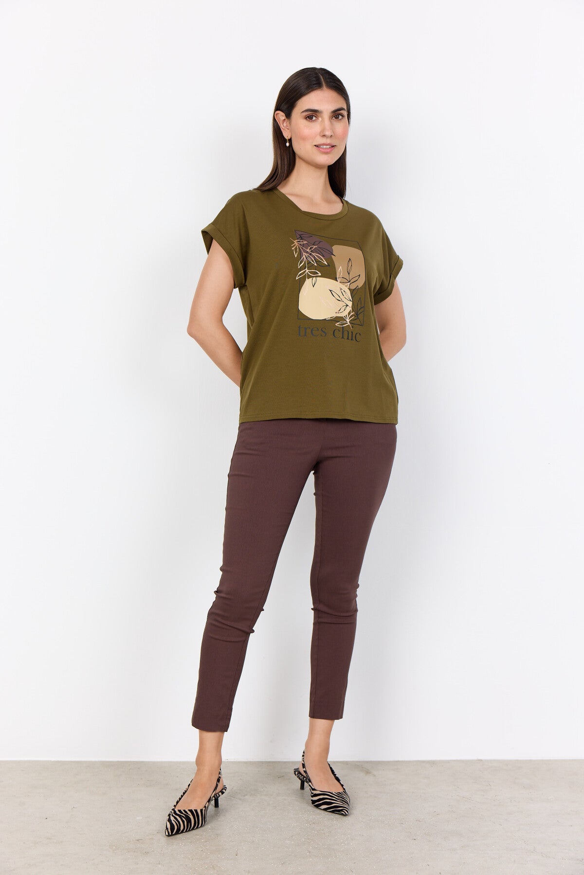 SC-RINA FP 8 T-shirt Olijf