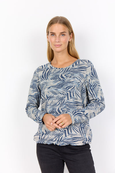 SC-GALINA 63 Blouse Donkerblauw