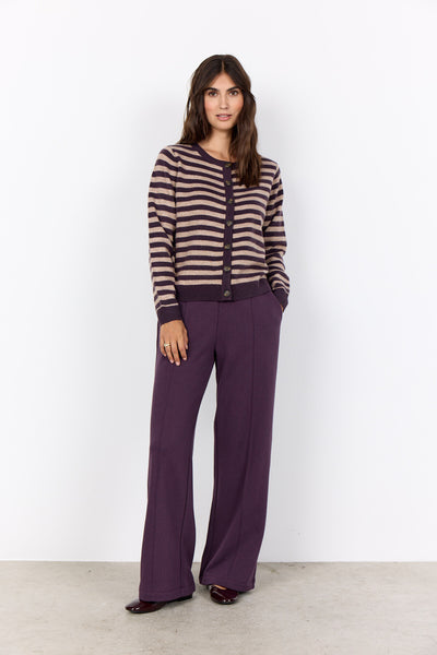 SC-ORLEAN STRIPE 13 Vest Paars