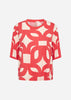 SC-FELICITY AOP 541 T-shirt Rood
