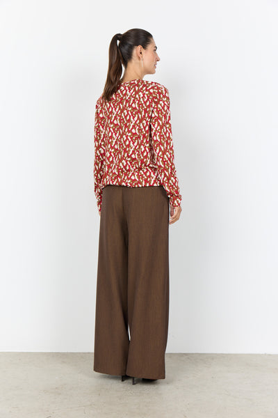SC-FELICITY AOP 527 Blouse Rood