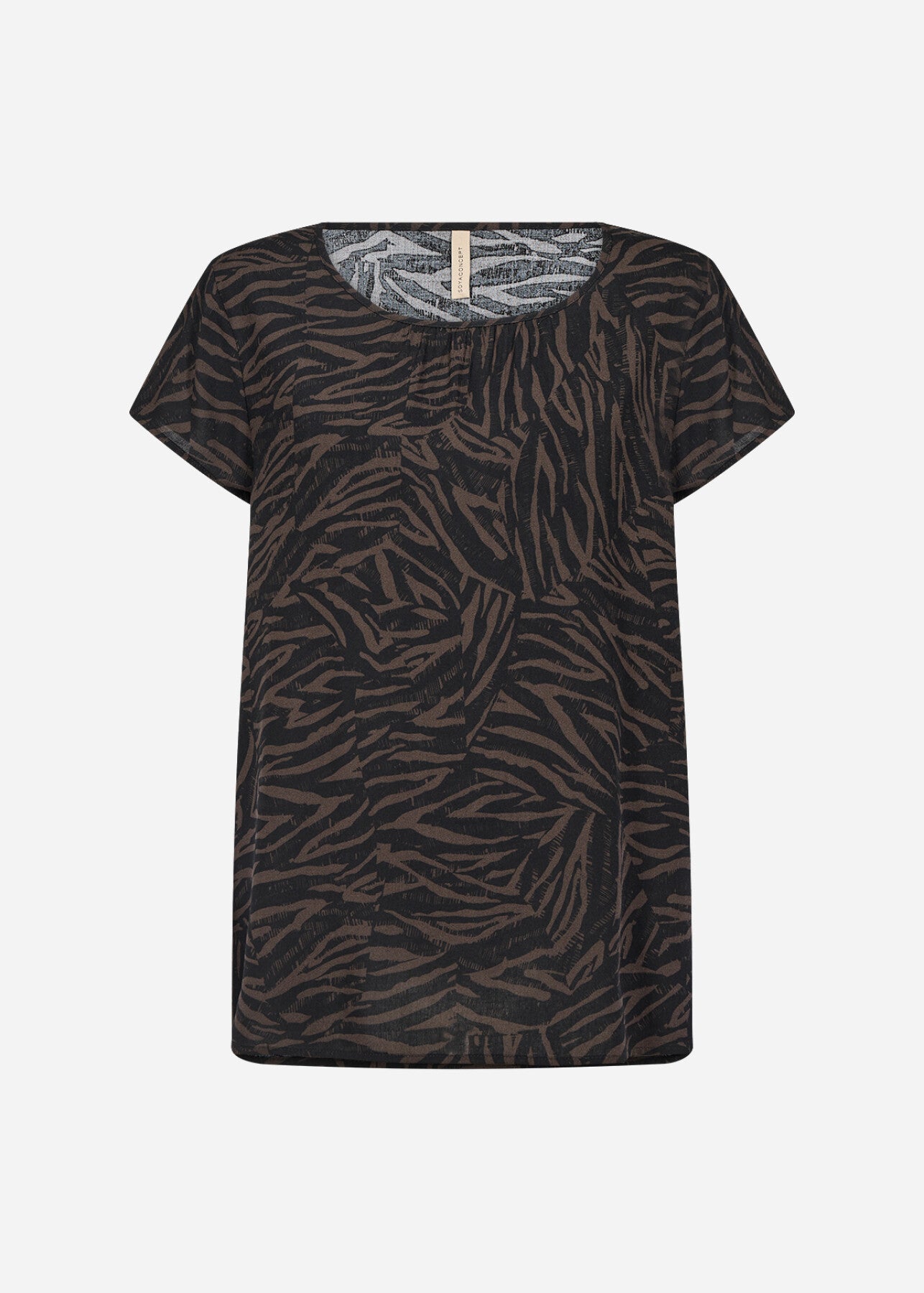 SC-SADE 1 Blouse Donkerbruin