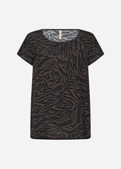 SC-SADE 1 Blouse Donkerbruin