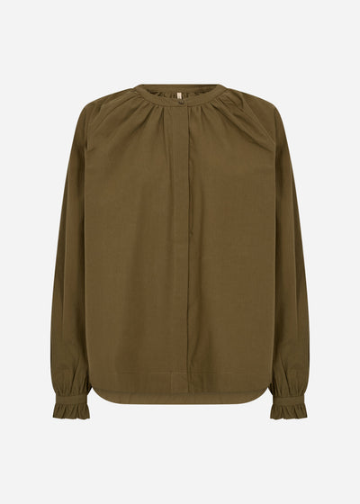 SC-RACHELLE 8 Shirt Donkergroen