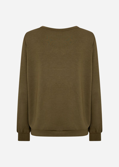 SC-BANU 194 Blouse Donkergroen